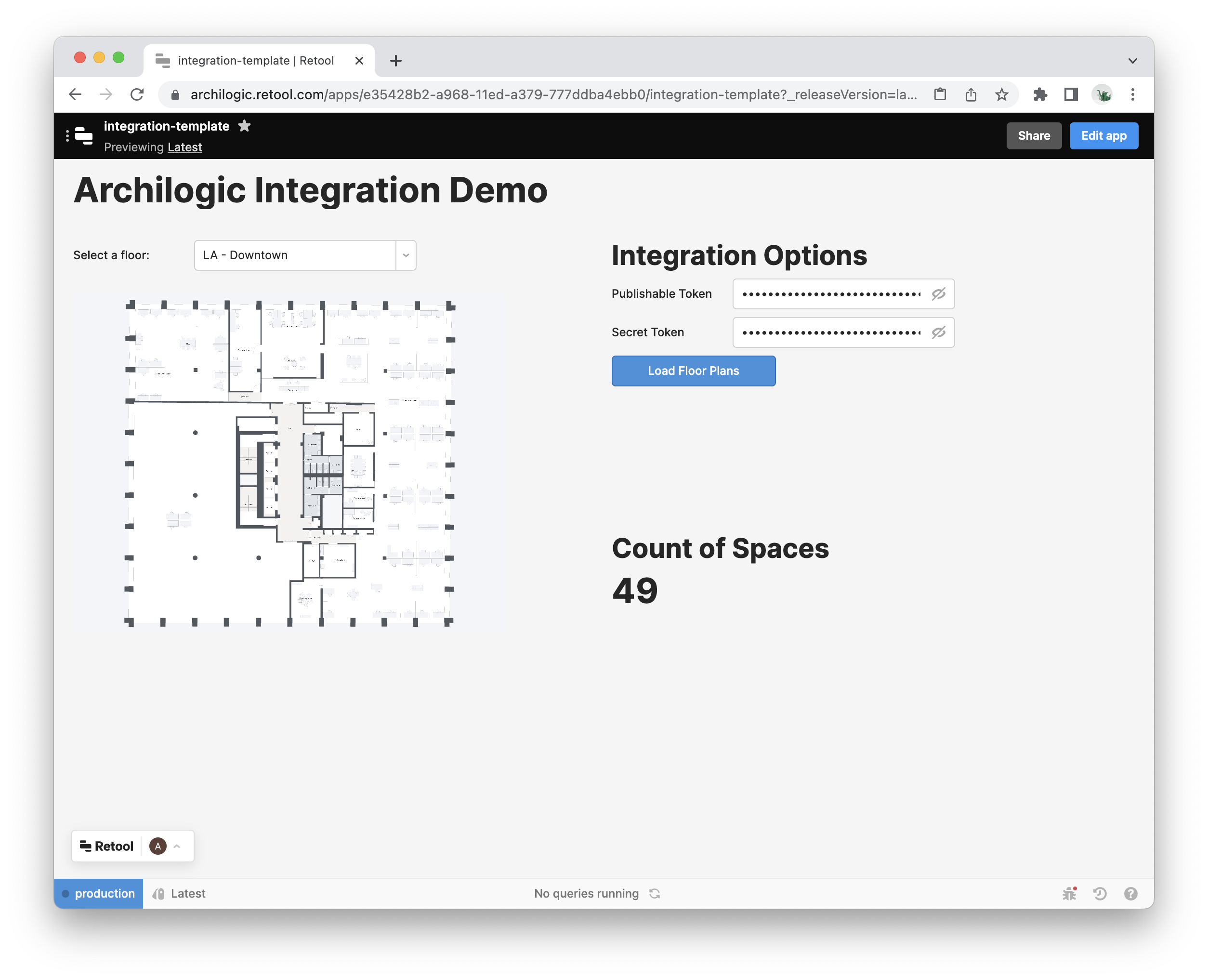 Creating a standard Archilogic integration