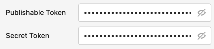 Build a simple interface that can store access tokens