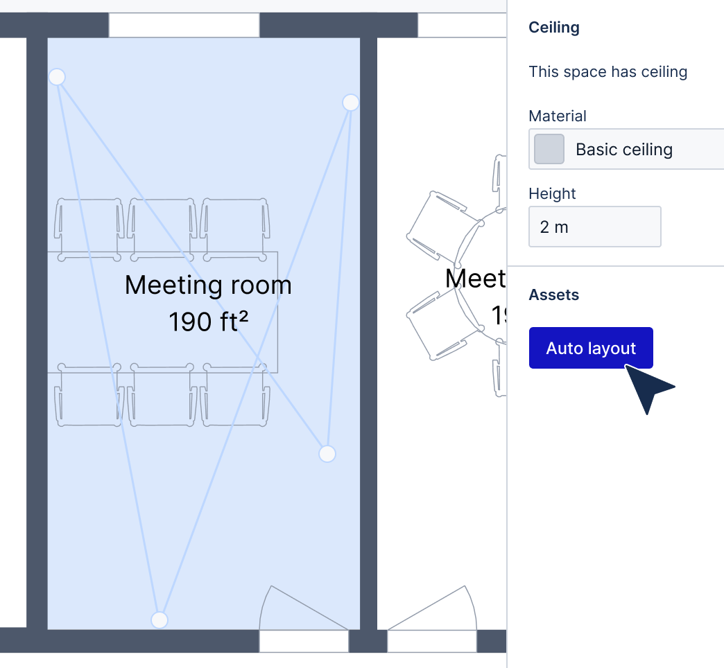 Room booking app built on Archilogic